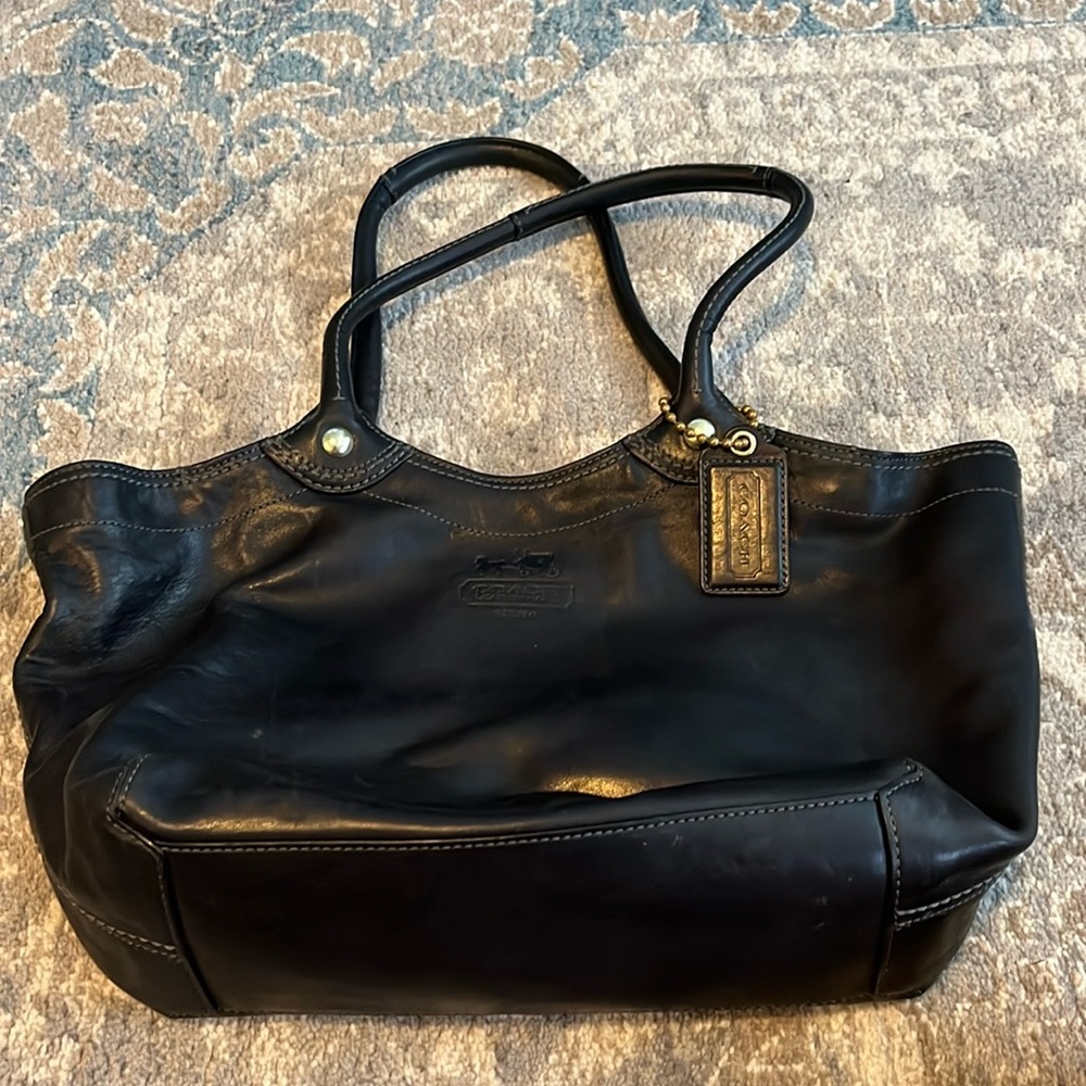 Coach Signature Bleecker Leather Tote